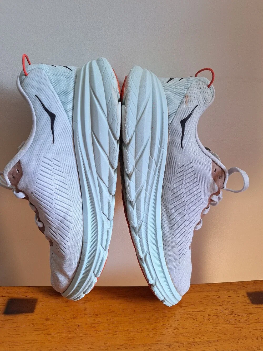 HOKA Rincon 3 Women's White Blue Glass Size 8.5B